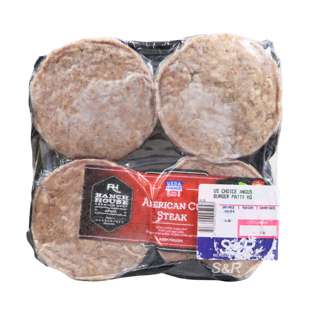 Ranch House American Cut Steak Angus Burger Patty approx 525g